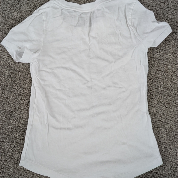 Nike Kids Outfit Set White T-Shirt And Black Leggings - Picture 6 of 8